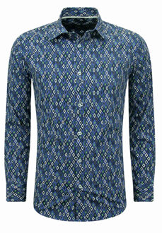 Local Fanatic Volwassenen slim fit - maat S Blauw