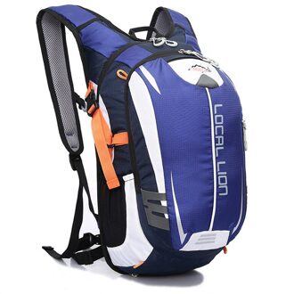 Locallion 18L Mountainbike Rugzak Mannelijke Zwart Wit Patchwork Reflecterende Fietsen Rugzakken Voor Tienermeisjes Rugzak XA27WD blauw