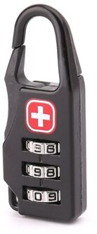 Lock 1Pcs Zwitserse Kruis Symbool Combinatie Veilig Code Mini Hangslot Voor Bagage Rits Rugzak Tas Koffer Lade Au20 19