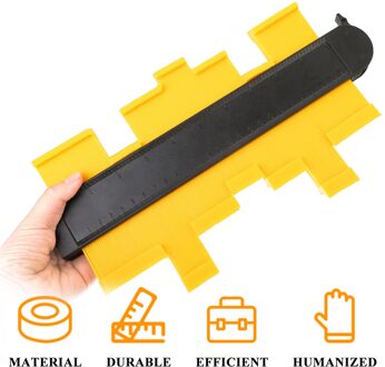 Lock Breder Contour Gauge Profiel Tool Legering Rand Vormgeven Hout Meet Ruler Laminaat Tegels Duplicator Algemene Hulpmiddelen 25cm