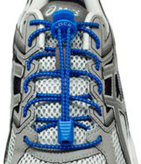 Lock Laces Blauw - Elastische schoenveters - Hardlopen