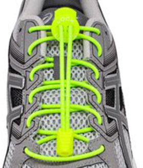 Lock Laces Geel - Elastische schoenveters - Hardlopen