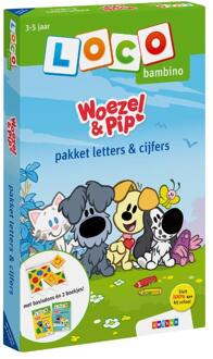 Loco bambino Woezel & Pip pakket letters & cijfers -   (ISBN: 9789048757442)