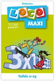Loco Maxi Loco / Tafels 11-25 - Boek Noordhoff Uitgevers B.V. (9001500129)