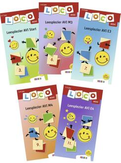 Loco mini pakket Leesplezier (5 boekjes) -   (ISBN: 9789048756322)