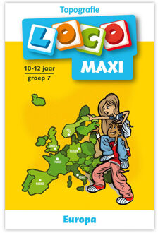 Loco Topografie Europa / 9-12 jaar - Boek Noordhoff Uitgevers B.V. (9001500315)