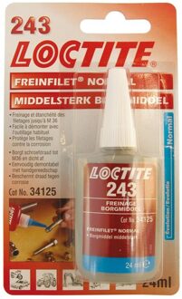Loctite 243 Schroefdraadborgmiddel Blauw 24ml - Medium sterkte