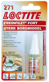 Loctite 271 Schroefdraadborgmiddel Rood 5ml - Hoge sterkte