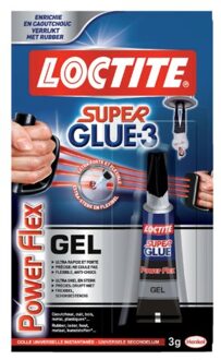 Loctite Secondelijm loctite powerflex gel tube 3 gram op Blister