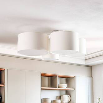 Lodge plafondlamp, 4-lamps, beige