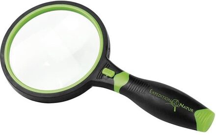 Loep Met Licht Expeditie 19 Cm Zwart/groen