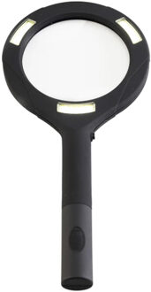 Loep/vergrootglas - met 3 LED lampjes - lees/handwerk loep - leesloupe