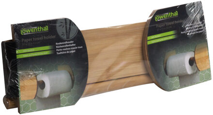 Löwenthal Houten keukenrolhouder voor aan de muur L37 x B13 cm