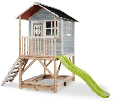 Loft 500 houten speelhuis - blauw