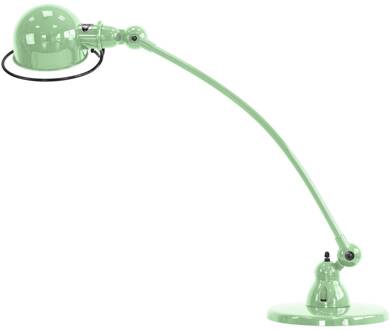 Loft C6000 tafellamp, gebogen, mintgroen