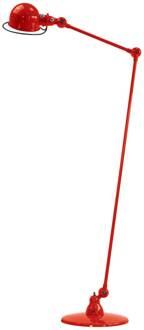 Loft D1240 vloerlamp scharnierarm, rood