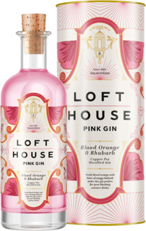 Loft House Pink Gin Rhubarb & Bloodorange 70 cl