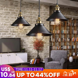 Loft Vintage Pendant Light Nordic Retro Iron Lights Industrial Edison Lamp Lighting Fixture For Cafe Bar Home Lighting