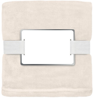 Logan rpet fleecedeken - maat One size Beige