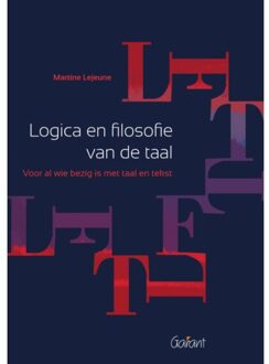 Logica En Filosofie Van De Taal - Martine Lejeune