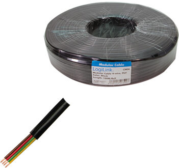 LogiLink CM04 Telefonie patch kabel, 100m