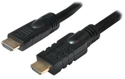 LogiLink HDMI stik -> HDMI stik 20 m Sort