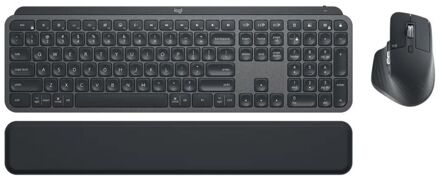Logitech 920-010932 toetsenbord Inclusief muis Kantoor RF-draadloos + Bluetooth QWERTY UK International Grafiet