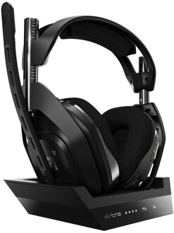 Logitech A50 Draadloze Gaming Headset + Base Station voor PS5, PS4 - Zwart