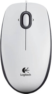 Logitech B100 Muis Wit