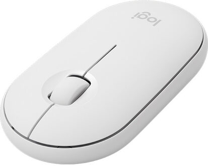 Logitech draadloze muis Pebble M350 (Wit)