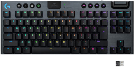 Logitech G915 TKL Tenkeyless Lightspeed Draadloos RGB Mechanisch Gaming Toetsenbord QWERTY