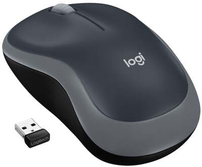 Logitech M185 Draadloze Muis Muis Grijs