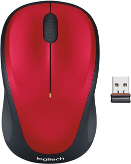 Logitech M235 Muis Rood