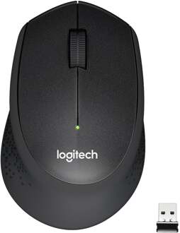 Logitech M330 Silent Plus Draadloze Muis Muis Zwart