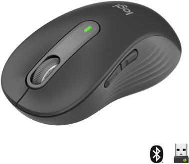 Logitech muis Signature M650 Groot Rechtshandig (Graphite)