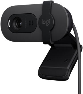 Logitech Webcam - Full HD 1080p - LOGITECH - Brio 100 - Geïntegreerde microfoon - Grafiet - (960-001585)