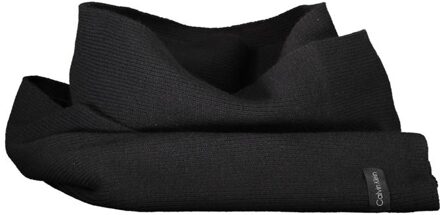 Logo Geborduurde Sjaal Calvin Klein , Black , Dames - ONE Size