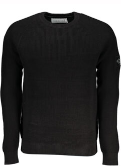 Logo Gebreide Trui Calvin Klein Jeans , Black , Heren - Xl,S