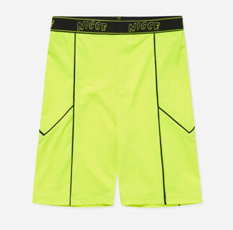 Logo Grafisch Neongeel Dames Carbon Wielershort 201 2 06 03 0180 - XL