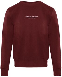 Logo Heren Wijn Sweater - maat M Veelkleurig