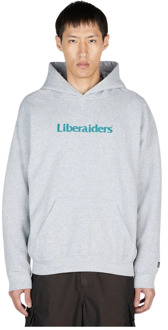 Logo Hoodie Liberaiders , Gray , Heren - L,S