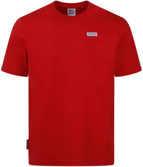 Logo Icon Katoenen T-Shirt Autry , Red , Heren - L,M,S