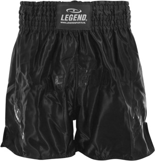 Logo (kick)boksshort Zwart Maat M