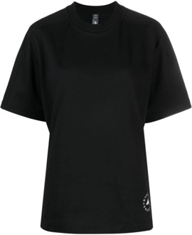 Logo-Print T-shirt van Stella McCartney Adidas by Stella McCartney , Black , Dames - S,Xs,2Xs