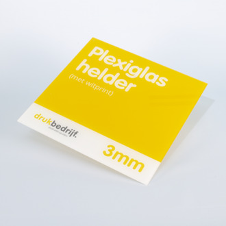 Logo printen op plexiglas - op maat gemaakt drukken