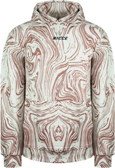 Logo Pullover Lange Mouw Heren Wit Roze Ash Hoodie 211 1 02 02 0338