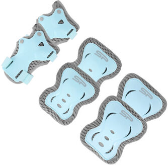 Logo skating pads (set van 3) Grijs