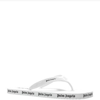 Logo Slide Comfortabele Sandalen Wit