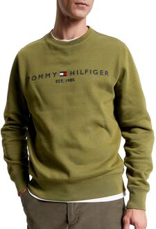 Logo Sweater Heren groen - M