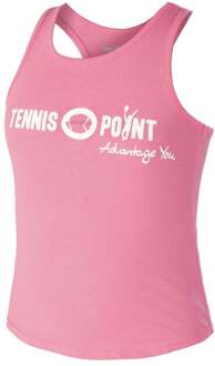 Logo Tanktop Meisjes-Pink,Wit - 152